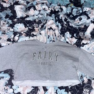 Small crop fairy sweater